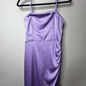 Hollister Purple Mini Dress Small Removable Straps Lined